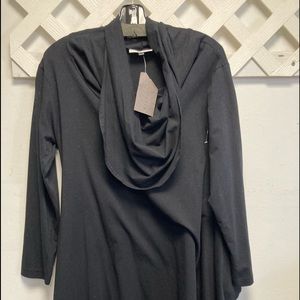 $15 🌲 NWT BLACK FRIDAY Ladies Bryan Walker Elsa Tunic Organic Lycra Black